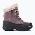 The North Face Shellista V Lace WP stivali da neve per bambini grigio fulvo/grigio asfalto 2