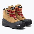 The North Face Chilkat V Lace Wp, stivali da neve per bambini in burro di mandorle/nero 4