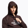 Felpa con cappuccio The North Face Drew Peak da uomo, marrone carbone 3