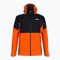 Giacca softshell da uomo The North Face Jazzi GTX rosso arancio/nero 6