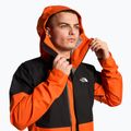 Giacca softshell da uomo The North Face Jazzi GTX rosso arancio/nero 5