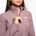 Felpa trekking donna The North Face 100 Glacier FZ grigio fulvo 4