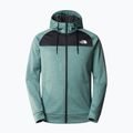 Felpa da trekking da uomo The North Face Reaxion Fleece F/Z Hoodie erica salvia scuro/grigio asfalto 4