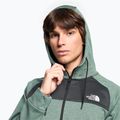 Felpa da trekking da uomo The North Face Reaxion Fleece F/Z Hoodie erica salvia scuro/grigio asfalto 3