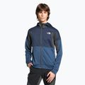 Felpa da trekking da uomo The North Face Ma Full Zip Fleece blu ombroso/marino intenso/grigio asfalto