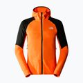 Felpa da trekking da uomo The North Face Bolt Polartec Hoodie arancio/nero 5