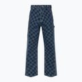 Pantaloni Vans Drill Chore Carp a scacchi in denim/indaco da uomo