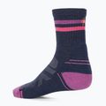 Calze da trekking da donna Smartwool Hike Light Cushion Tube Stripe Crew deep navy/power pink 2