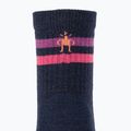 Calze da trekking da donna Smartwool Hike Light Cushion Tube Stripe Crew deep navy/power pink 3