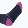 Calze da trekking da donna Smartwool Hike Light Cushion Tube Stripe Crew deep navy/power pink 5