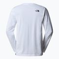 Maglia a maniche lunghe da uomo The North Face Simple Dome bianca 5