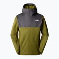 Giacca antipioggia The North Face Quest Zip-In da uomo, colore verde oliva/grigio asfalto 6