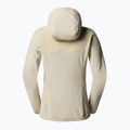 Felpa da trekking da donna The North Face Homesafe Full Zip bianco dune/gravel strip 2