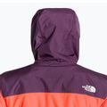 Giacca da corsa da uomo The North Face Higher Run Wind, fiamma viva/nero ribes viola 5