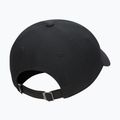 Cappellino con visiera Nike Club Unstructured Swoosh black/black 2