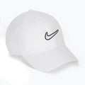 Cappellino con visiera Nike Club Unstructured Swoosh white/white