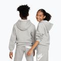 Felpa per bambini Nike Club Fleece Hoodie dark grey heather/white 6