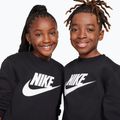 Felpa da bambino Nike Sportswear Club Fleece Comet Black/White 7