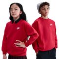 Felpa Nike Sportswear Club Fleece da bambino rosso universitario/bianco 10