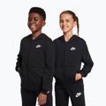 Felpa bambini Nike Club Fleece black/white