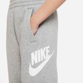 Pantaloni Nike Club Fleece da bambino grigio scuro heather/grigio base/bianco 4