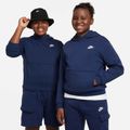 Felpa da bambino Nike Sportswear Club Fleece mezzanotte marina/bianco 4