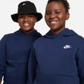 Felpa da bambino Nike Sportswear Club Fleece mezzanotte marina/bianco 7