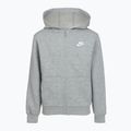 Felpa bambini Nike Sportswear Club Fleece dark grey heather/base grey/white