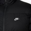 Giacca Nike Sportswer Club Puffer isolata uomo nero/bianco 3