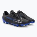 Scarpe da calcio Nike Phantom GX Academy FG/MG nero/cromo/hyper royal 4