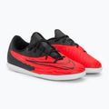 Scarpe da calcio per bambini Nike JR Phantom GX Club IC GS brillante cremisi/nero/bianco 4
