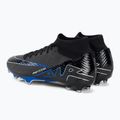Nike Zoom Mercurial Superfly 9 Academy MG scarpe da calcio nero / cromo / iper reale 3