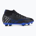 Scarpe da calcio per bambini Nike JR Mercurial Superfly 9 Club FG/MG nero/cromo/iper reale 2