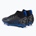 Scarpe da calcio per bambini Nike JR Mercurial Superfly 9 Club FG/MG nero/cromo/iper reale 3