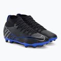 Scarpe da calcio per bambini Nike JR Mercurial Superfly 9 Club FG/MG nero/cromo/iper reale 4