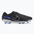 Nike Tiempo Legend 10 Pro FG scarpe da calcio nero / cromo / iper reale 2