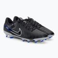 Nike Tiempo Legend 10 Academy MG scarpe da calcio nero / cromo / iper reale 4