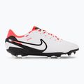 Nike Tiempo Legend 10 Academy MG scarpe da calcio bianco/nero/lucido cremisi 2