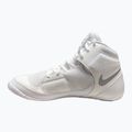 Scarpe da wrestling Nike Fury bianco/argento metallico 3