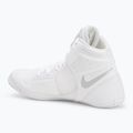 Scarpe da wrestling Nike Fury bianco/argento metallico 3