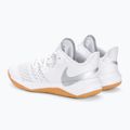Scarpe da pallavolo Nike Zoom Hyperspeed Court SE bianche/argento metallico gomma 3