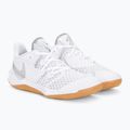 Scarpe da pallavolo Nike Zoom Hyperspeed Court SE bianche/argento metallico gomma 4