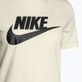 Maglietta Nike Sportswear Club Essentials Logo latte di cocco/nero da donna 3