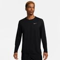 Uomo Nike Miler Dri-Fit UV nero, manica lunga da corsa