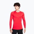 Longsleeve treningowy męski Nike Pro Dri-Fit Tight Fitness university red/black