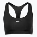 Reggiseno da allenamento Nike Swoosh Light Support nero/bianco