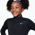 Maglia a maniche lunghe da allenamento per bambini Nike Dri-Fit 1/4 Zip black/white 4