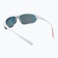 Occhiali da sole Nike Skylon Ace da uomo bianco/grigio con specchio rosso 2