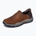 Scarpe da uomo SKECHERS Respected Elgin brown 4