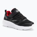 SKECHERS Go Run Elevate scarpe da bambino nero/rosso